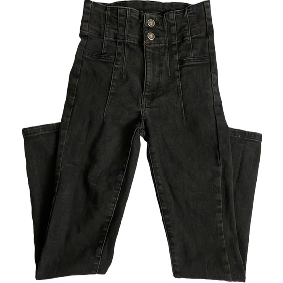 Free People We The Free Jayde Hi-Rise Skinny Jeans 25 - Picture 2 of 9